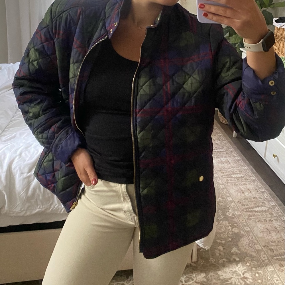 Faded Glory plaid puffer jacked size XL